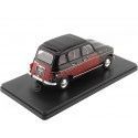 Cochesdemetal.es 1964 Renault 4L Parisienne Negro/Rojo 1:24 WhiteBox 124151