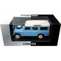 Cochesdemetal.es 1958 Land Rover Series III 109 Azul Claro 1:24 Whitebox 124150