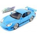 Cochesdemetal.es 2011 Porsche 911 (996) GT3 RS "Fast & Furious 5" Azul 1:24 Jada Toys 253203080