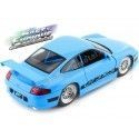 Cochesdemetal.es 2011 Porsche 911 (996) GT3 RS "Fast & Furious 5" Azul 1:24 Jada Toys 253203080