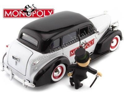 Cochesdemetal.es 1939 Chevrolet Master + Figura Mr. Monopoly Negro/Blanco 1:24 Jada Toys 33230 253255048 2