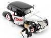 CARSDEMETAL.ES 1939 Chevrolet Master + Figure Mr. Monopoly Black / White 1:24 JADA TOYS 33230 253255048