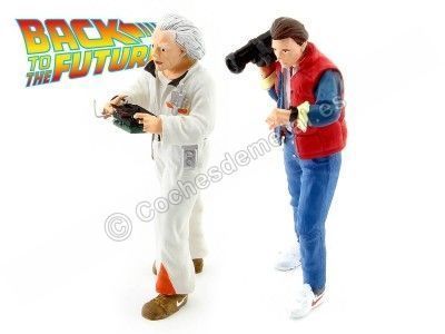 Cochesdemetal.es Set 2 Figuras de Resina Doctor Emmett Doc + Marty Mcfly "Regreso al Futuro" 1:24 Cartrix CTPL2400