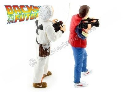 Cochesdemetal.es Set 2 Figuras de Resina Doctor Emmett Doc + Marty Mcfly "Regreso al Futuro" 1:24 Cartrix CTPL2400 2