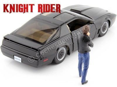 1982 Pontiac Firebird Knight Rider + Michael Knight "KITT: El Coche Fantástico" 1:24 Jada Toys 253255000 CTPL24003 Cochesdeme... 2