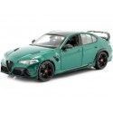 Cochesdemetal.es 2020 Alfa Romeo Giulia GTAm Verde Montreal Metalizado 1:18 Bburago 11049 01447