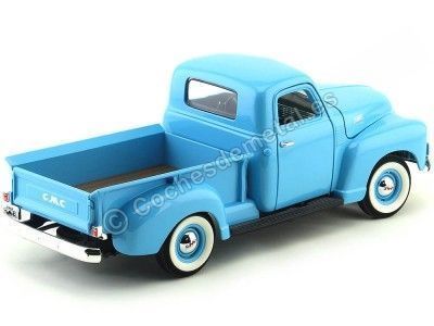 Cochesdemetal.es 1950 GMC 150 PickUp Azul 1:18 Lucky Diecast 92648 2