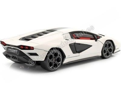 Cochesdemetal.es 2022 Lamborghini Countach LPI 800-4 Blanco 1:18 Maisto 31459 2