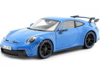 Cochesdemetal.es 2022 Porsche 911 (992) GT3 Azul 1:18 Maisto Premiere 31458 36458