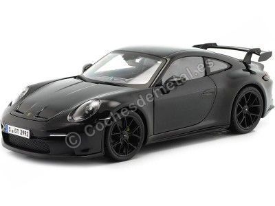 Cochesdemetal.es 2022 Porsche 911 (992) GT3 Negro 1:18 Maisto 31458
