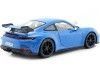 Cochesdemetal.es 2022 Porsche 911 (992) GT3 Azul 1:18 Food Premiere 31458 36458