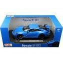 Cochesdemetal.es 2022 Porsche 911 (992) GT3 Azul 1:18 Food Premiere 31458 36458