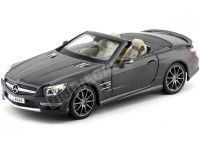 2013 Mercedes-Benz SL 65 AMG V12 Biturbo Cabrio Gris 1:18 Maisto 36198