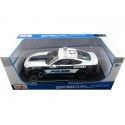 Cochesdemetal.es 2015 Ford Mustang GT 5.0 Police Blanco/Negro 1:18 Maisto 31397