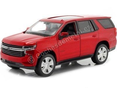 Cochesdemetal.es 2021 Chevrolet Tahoe Rojo Metalizado 1:26 Maisto 31533