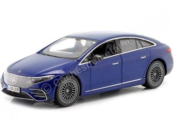 Cochesdemetal.es 2022 Mercedes-Benz EQS Sedan Azul Metalizado 1:27 Maisto 32902