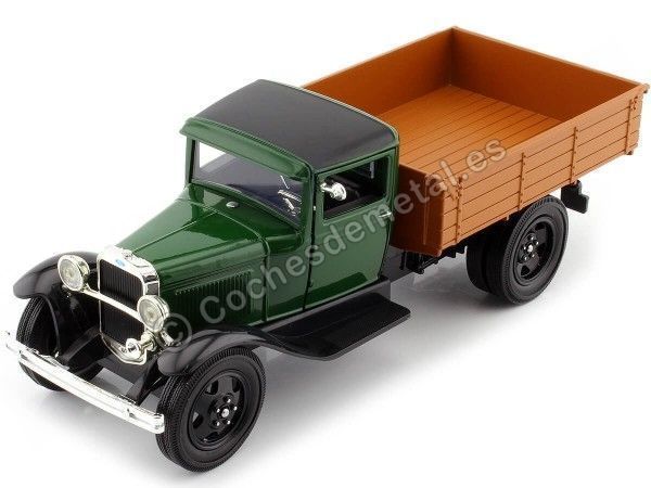 Carsdemetal.es 1931 Ford Model AA Green / Brown 1:24 Motor Max 79377