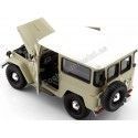 Cochesdemetal.es 1974 Toyota FJ40 Hard Top Beige / Blanco 1:24 Motor Max 79323