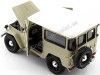 Cochesdemetal.es 1974 Toyota FJ40 Hard Top Beige / Blanco 1:24 Motor Max 79323