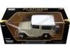 Cochesdemetal.es 1974 Toyota FJ40 Hard Top Beige / Blanco 1:24 Motor Max 79323