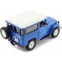 Cochesdemetal.es 1974 Toyota FJ40 Hard Top Azul / Blanco 1:24 Motor Max 79323