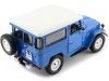 Cochesdemetal.es 1974 Toyota FJ40 Hard Top Azul / Blanco 1:24 Motor Max 79323