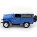 Cochesdemetal.es 1974 Toyota FJ40 Hard Top Azul / Blanco 1:24 Motor Max 79323