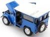 Cochesdemetal.es 1974 Toyota FJ40 Hard Top Azul / Blanco 1:24 Motor Max 79323