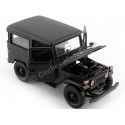 Cochesdemetal.es 1974 Toyota FJ40 Hard Top Negro Mate 1:24 Motor Max 79323