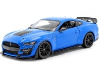 2020 Ford Mustang Shelby GT500 Azul Eléctrico 1:18 Maisto 31452