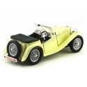 Cochesdemetal.es 1947 mg tc midget convertible amarillo 1:18 Lucky Diecast 92468