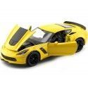 Cochesdemetal.es 2015 Chevrolet Corvette C7 Z06 Amarillo "Metal Kit" 1:24 MAISTO 39246