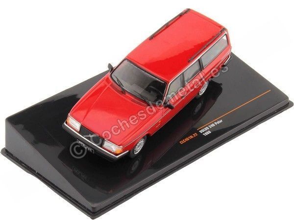 Cochesdemetal.es 1988 Volvo 240 Polar Rojo 1:43 IXO Models CLC461N