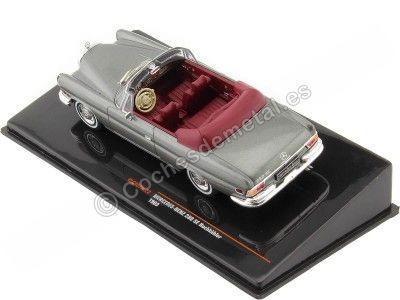 Cochesdemetal.es 1969 Mercedes-Benz 280 SE 3.5 (W111) Hochkuhler Gris Metalizado 1:43 IXO Models CLC457N 2