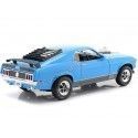 Cochesdemetal.es 1970 Ford Mustang Mach 1 Azul / Negro 1:18 Food 31453