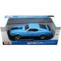 Cochesdemetal.es 1970 Ford Mustang Mach 1 Azul / Negro 1:18 Food 31453