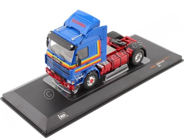 Cochesdemetal.es 1981 Scania 142 M Azul 1:43 IXO Models TR136.22