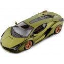 Cochesdemetal.es 2019 Lamborghini Sian FKP 37 Verde Oliva 1:24 Bburago 18-21099