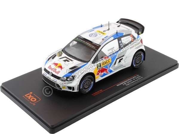 Cochesdemetal.es 2014 Volkwagen Polo R WRC Nº2 Latvala/Anttila Rally de Cataluña 1:24 IXO Models 24RAL018B