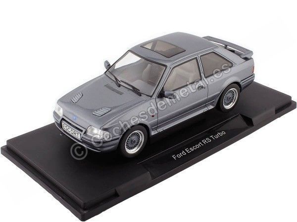 Cochesdemetal.es 1990 Ford Escort RS Turbo Gris Metalizado 1:18 MC Group 18272