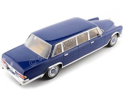 1969 Mercedes-Benz 600 (W100) Pullman Limousine Azul Oscuro 1:18 MC Group 18189 Cochesdemetal.es 2