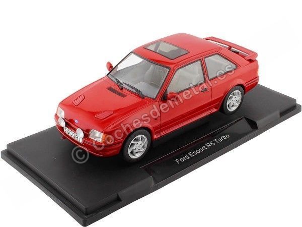 Cochesdemetal.es 1990 Ford Escort RS Turbo Rojo 1:18 MC Group 18273