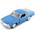 Cochesdemetal.es 1974 Ford Maverick Azul 1:24 Motor Max 79042