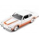 CARSDEMETAL.ES 1974 Ford Maverick Grabber White / Orange 1:24 MOTEUR MAX 79043