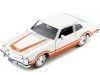 CARSDEMETAL.ES 1974 Ford Maverick Grabber White / Orange 1:24 MOTEUR MAX 79043