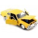 CARSDEMETAL.ES 1974 Ford Maverick Yellow 1:24 Motor Max 79042