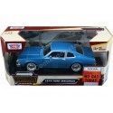 Cochesdemetal.es 1974 Ford Maverick Azul 1:24 Motor Max 79042