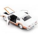 CARSDEMETAL.ES 1974 Ford Maverick Grabber White / Orange 1:24 MOTEUR MAX 79043