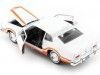 CARSDEMETAL.ES 1974 Ford Maverick Grabber White / Orange 1:24 MOTEUR MAX 79043