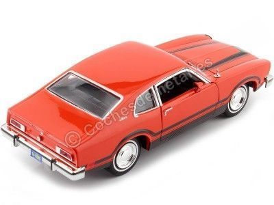 CARSDEMETAL.ES 1974 Ford Maverick Grabber Orange / Noir 1:24 MOTEUR MAX 79043 2